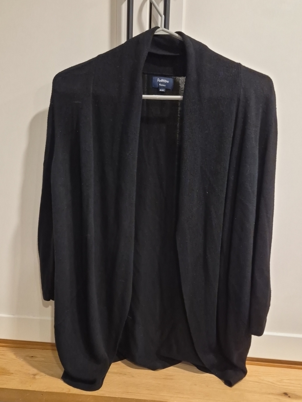 💙 Reitmans Black Open-Front Knit Cardigan